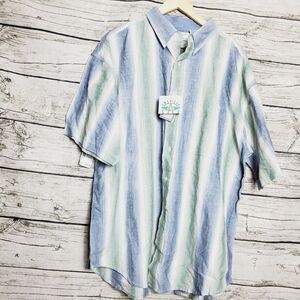 American Weekend Short Sleeve Button Down Shirt Size XXL